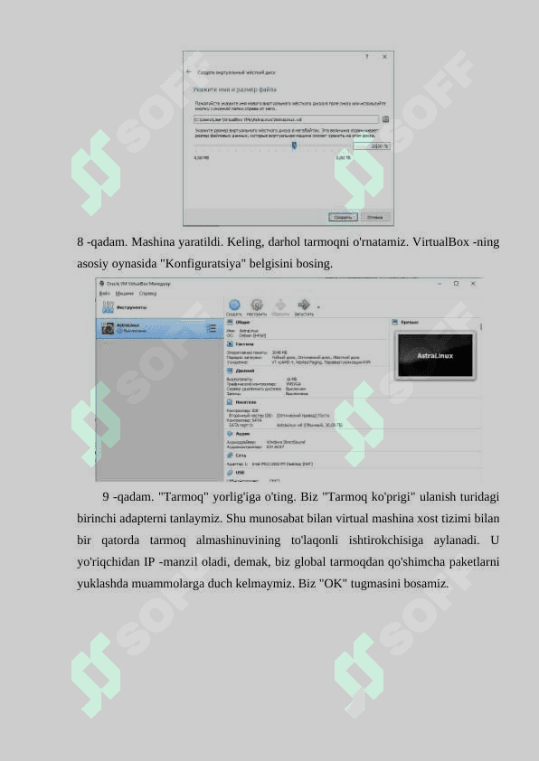 ASTRA LINUX 1.6 O'RNATISH. VIRTUAL MASHINA YARATISH 4
