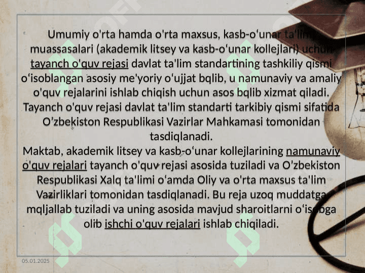 TA'LIM  MAZMUNI 3