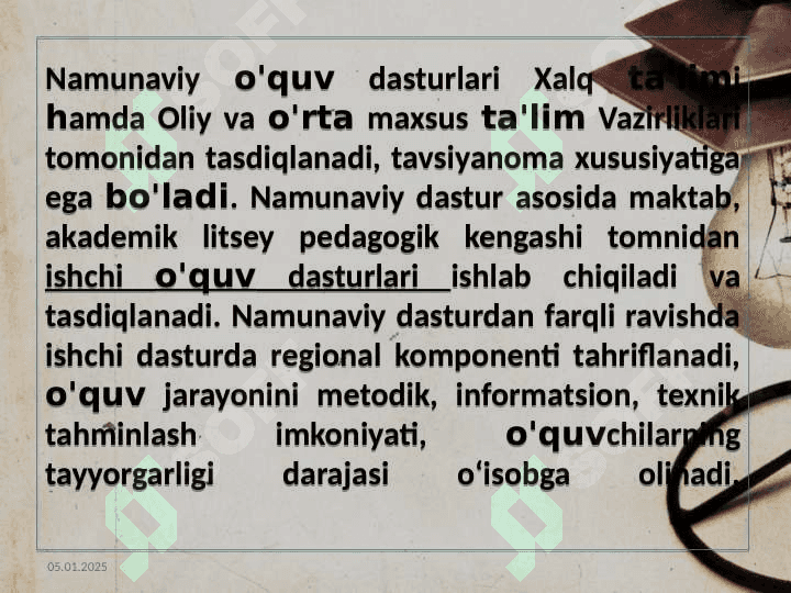 TA'LIM  MAZMUNI 7