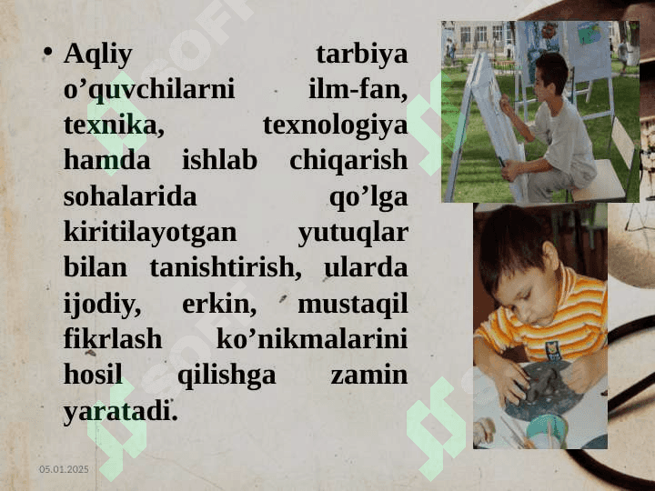Aqliy tarbiya 8