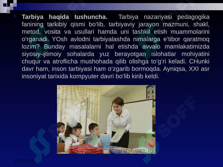 Tarbiya jarayonining mazmuni va vazifalari ref 5