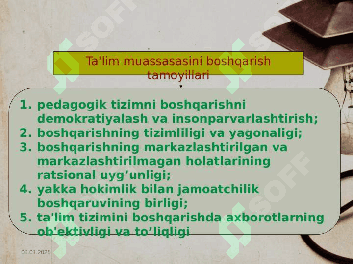 Ta'lim muassasasi mеnеjmеnti  Ta’lim muassasalari menejmenti 8