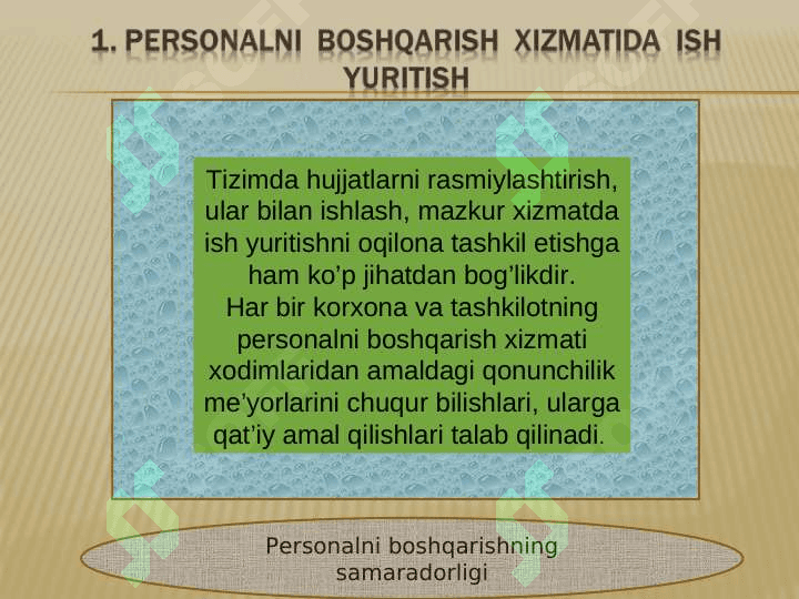 PERSONALNI BOSHQARISH XIZMATIDA ISH YURITISH VA AXBOROT TEXNOLOGIYALARI 2
