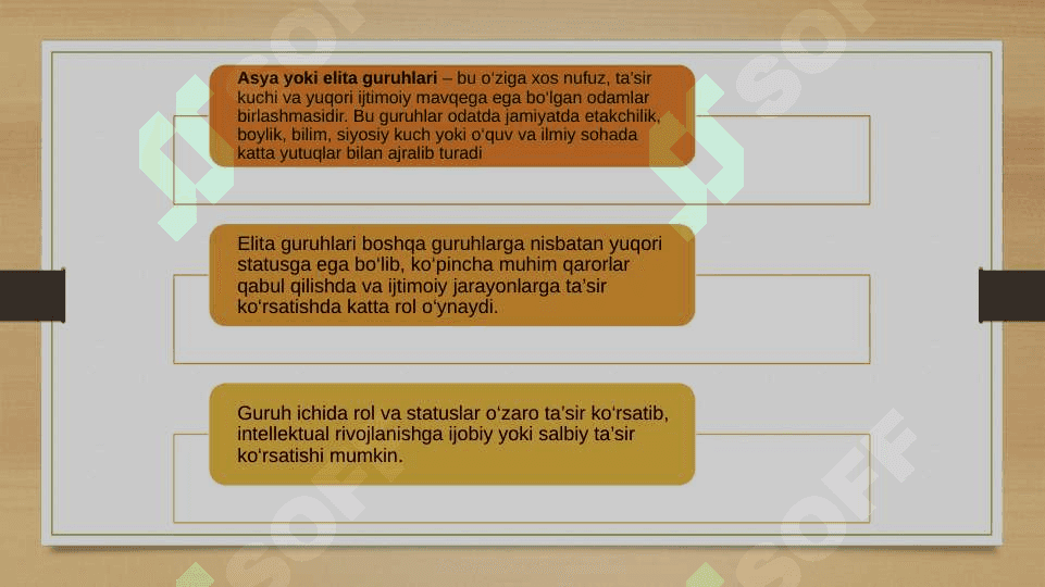 Intellekt psixologiyasida guruhlar 5