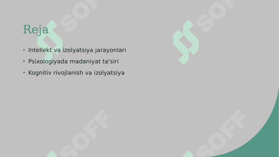 Intellekt psixologiyasida izolyatsiya jarayonlari 2