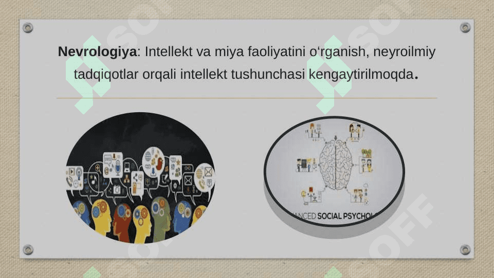 Intellekt psixologiyasining fanlar tizimida tutgan òrni 4