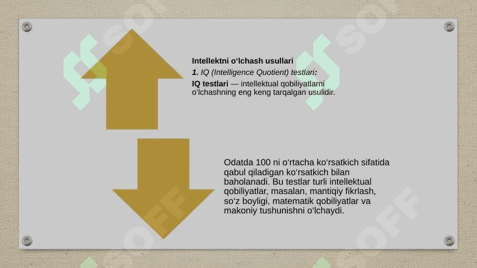 Intellekt psixologiyasining fanlar tizimida tutgan òrni 8