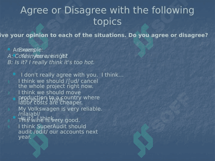 Agreeing and Disagreeing with author analysing 3