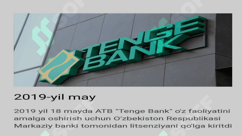 Tenge bank faoliyati 3