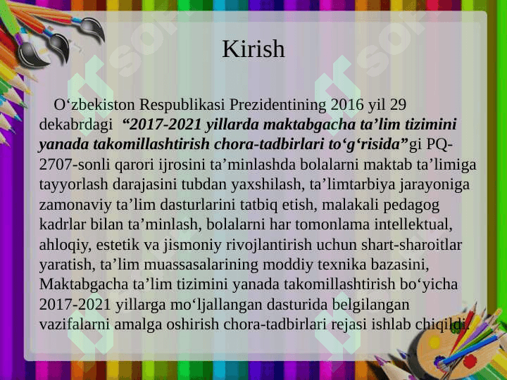 Tasviriy qobiliyatlarni rivojlantirish bosqichlari 3