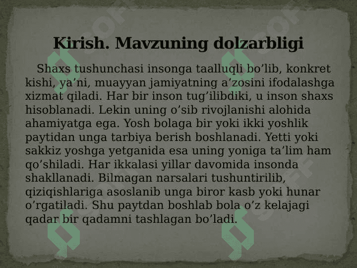 Oilada to’g’ri tarbiya berish muhim zaruriyat sifatida 3