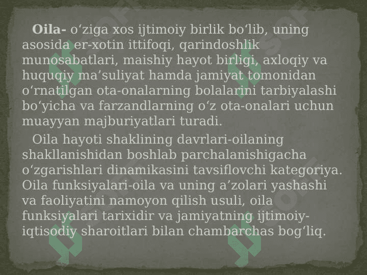 Oilada to’g’ri tarbiya berish muhim zaruriyat sifatida 4