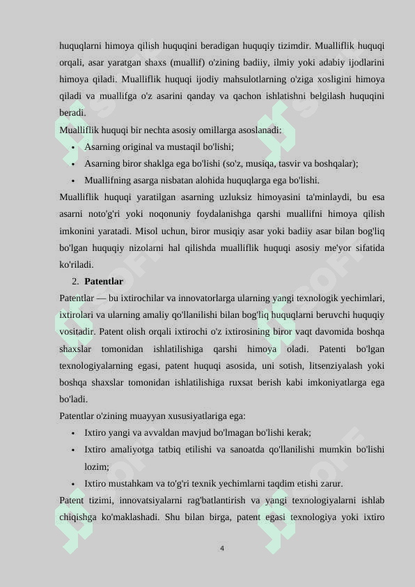 Qirg`iziston Respublikasida intelektual mulk huquqi 4