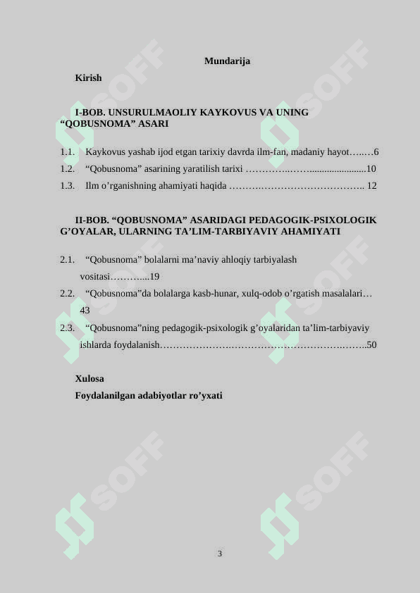 Kaykovusning ''Qobusnoma'' asari va uning tarbiyaviy ahamiyati 2