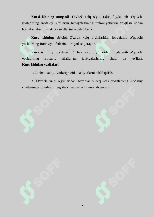 Kichik maktab yoshdagi bolalarni tarbiyalashda o'zbek halq o'yinlarining ahamiyati 5