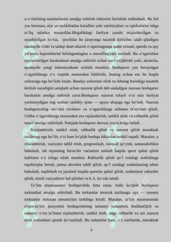 Maktabgacha ta’lim muassasasini boshqarish 7