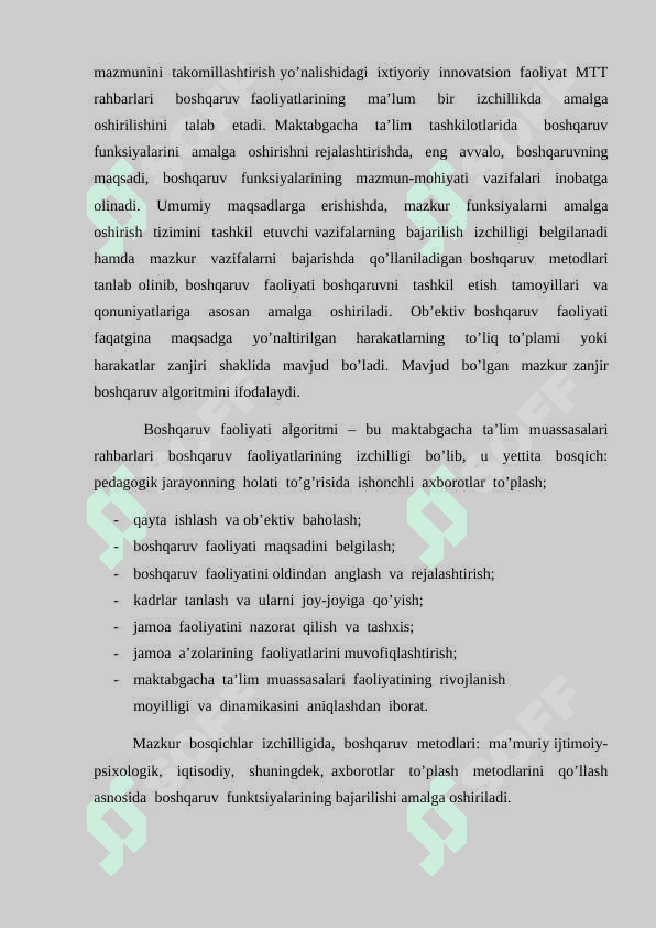Maktabgacha ta’lim tashkilotlarini boshqarishning umumiy tamoyillari 6