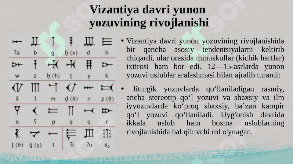XV-XVI asrlarda klaegrafiya san'ati 5