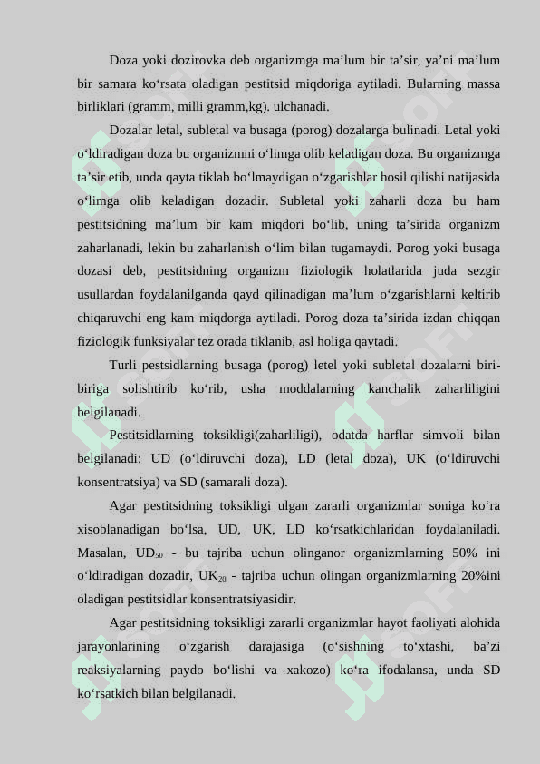 AGRONOMIK TOKSIKOLOGIYA HAQIDA TUSHUNCHA 3