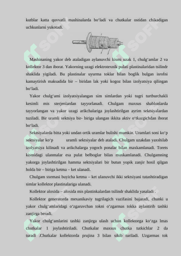 O'ZGARMAS VA O'ZGARUVCHAN TOK ELEKTR MASHINALARINING  TUZILISHI VA ISHLASHINI O'RGANISH 3