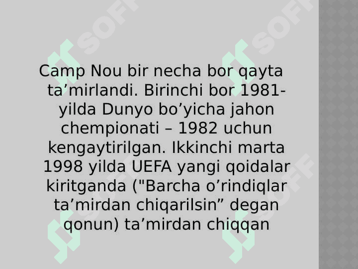 “Kamp nou” stadioni 4