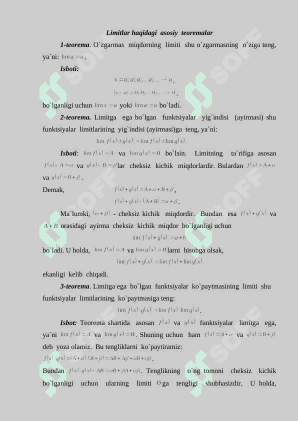 AJOYIB LIMITLAR 2