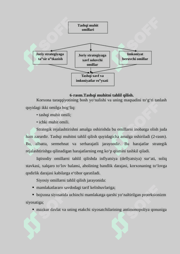 Strategiyani ishlab chiqishda  yondashuvni mazmuni tarmoqdagi vaziyat unda raqobat strategiyasi 3