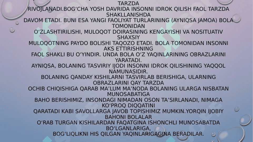intelekti meyorda bo’lgan maktabgacha va kichik maktab yoshidagi bolalarning diqqat va idrokining o’ziga xos xususiyatlari 2