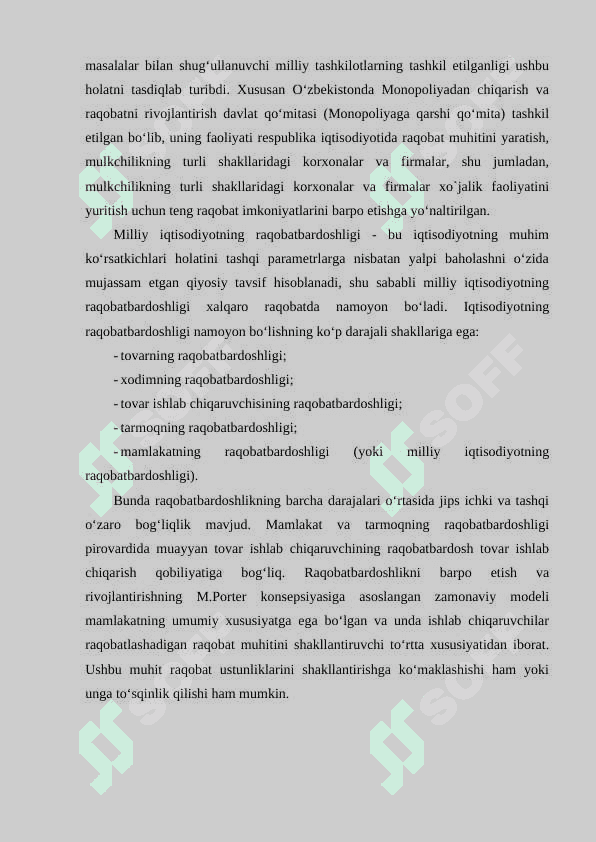 MILLIY IQTISODIYOTNING RAQOBATBARDOSHLIK OMILLARI VA UNI OSHIRISH STRATEGIYASI 7