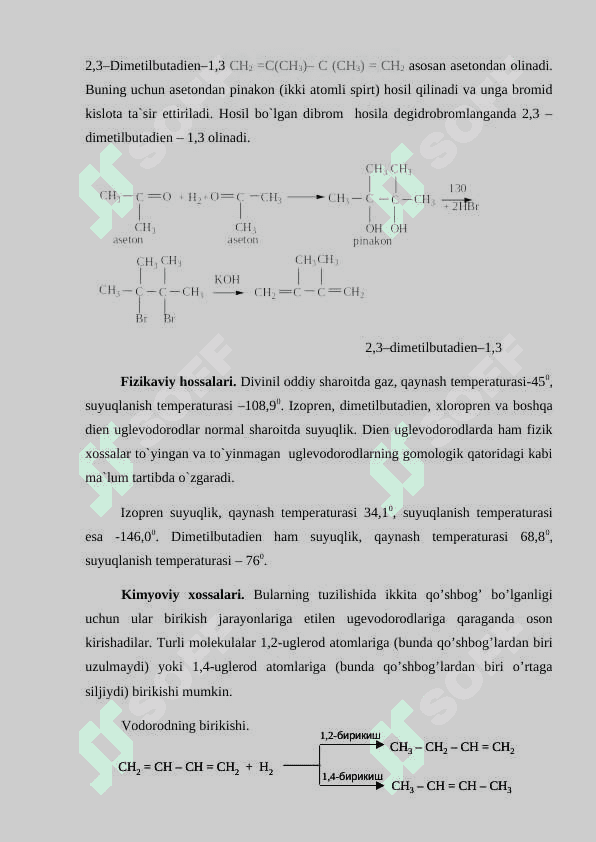 DIYEN UGLEVODORODLARI (ALKADIYENLAR) 8