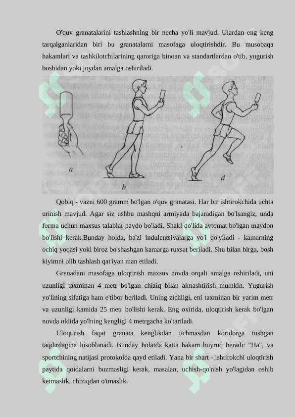 GRANATA ULOQTIRISH TEXNIKASI 2