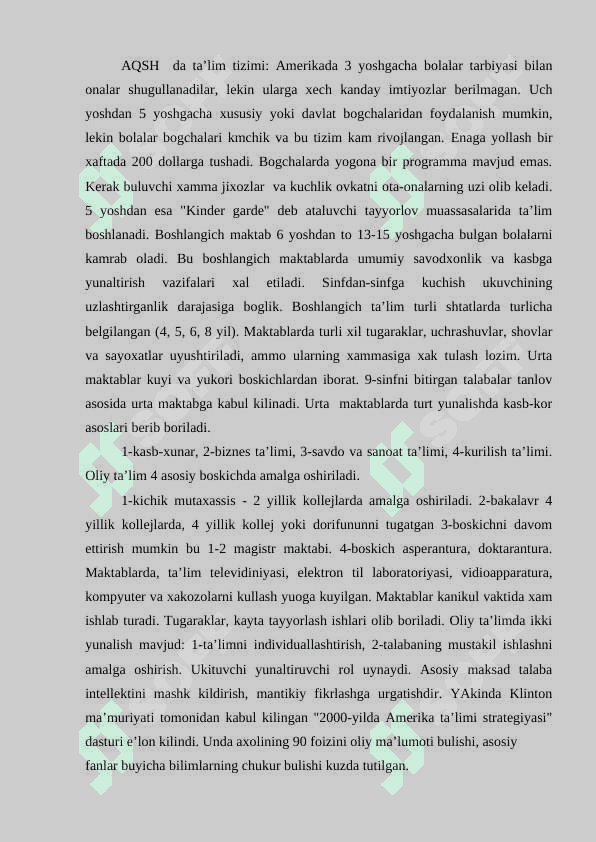 IQTISODIY  RIVOJLANGAN XORIJIY DAVLATLARDA TA’LIM TIZIMI 2