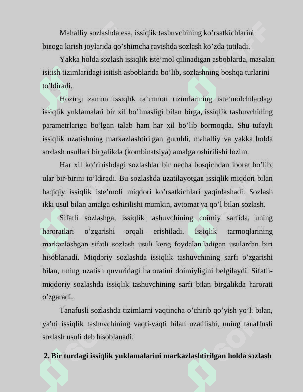Issiqlik berishning rostlash usullaru 3
