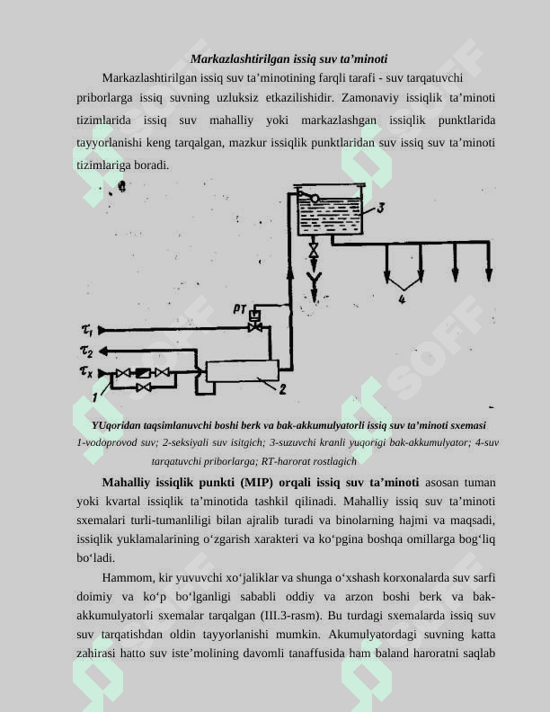 Markazlashtirilgan issiqlik ta’minoti tizimlari 2