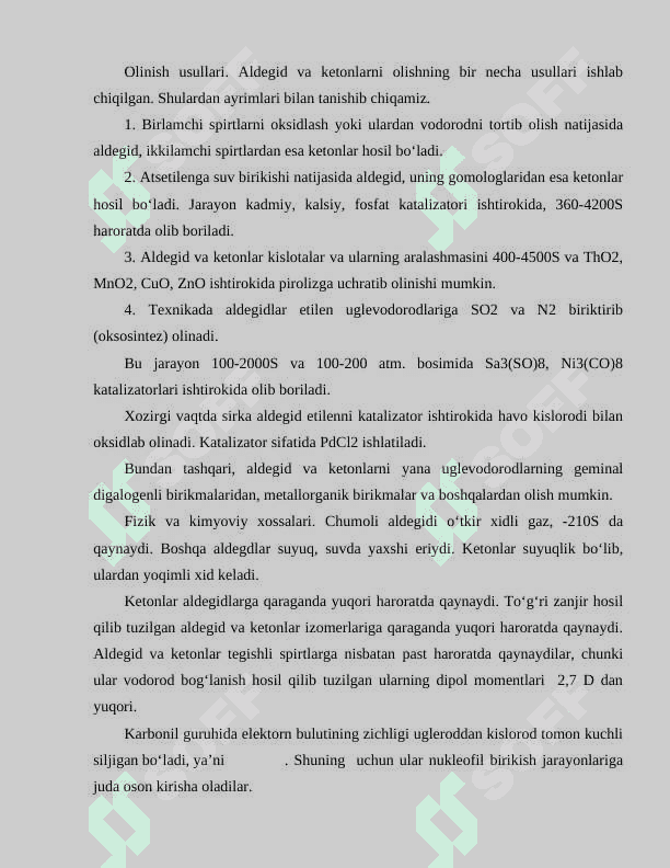 ALDEGID VA KETONLAR 4