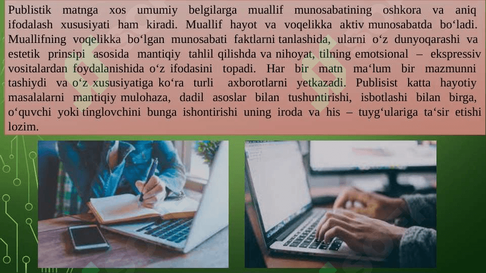 Badiiy matnda ma’no va mazmun. 3