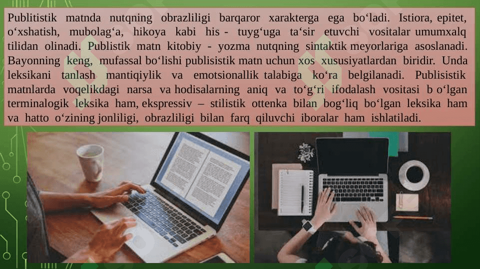 Badiiy matnda ma’no va mazmun. 4