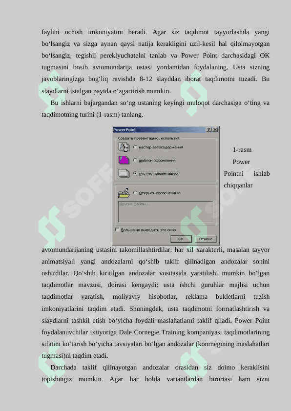 POWER POINT TАQDIMOT DАSTURI 3
