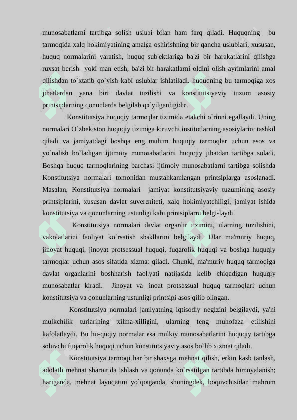 O’ZBEKISTON RESPUBLIKASI ASOSIY QONUNI 6