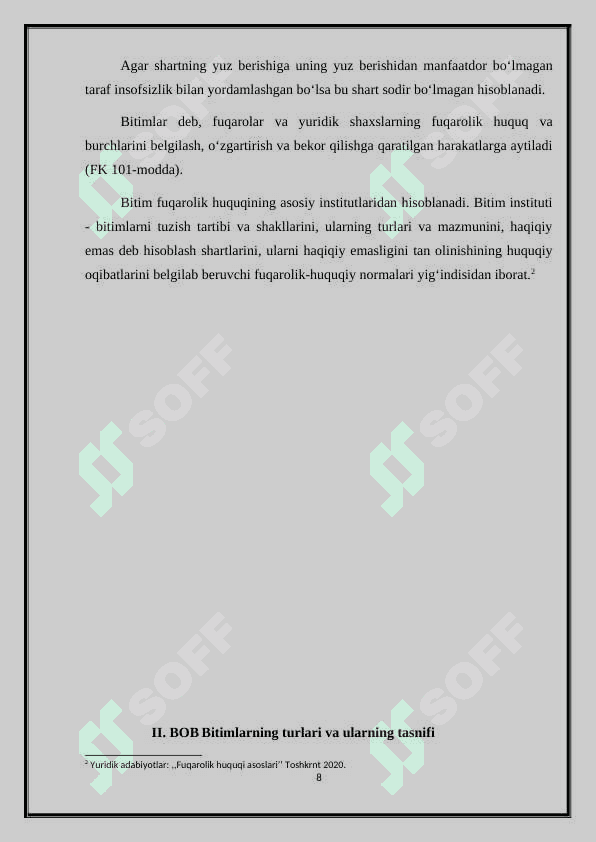 Bitimlar tushunchasi va turlari 8