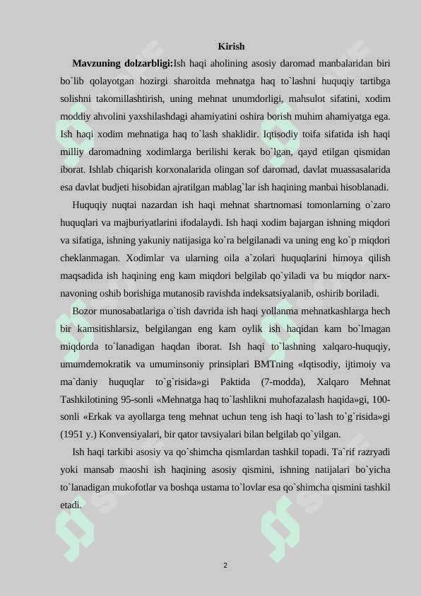 MEHNAT XARAJATLARI HISOBI 2