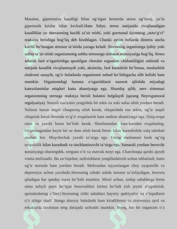 BOSHQARUV FAOLIYATIDAGI STRESSLAR  VA UNI BOSHQARISHNING PSIXOLOGIK XUSUSIYATLARI 7