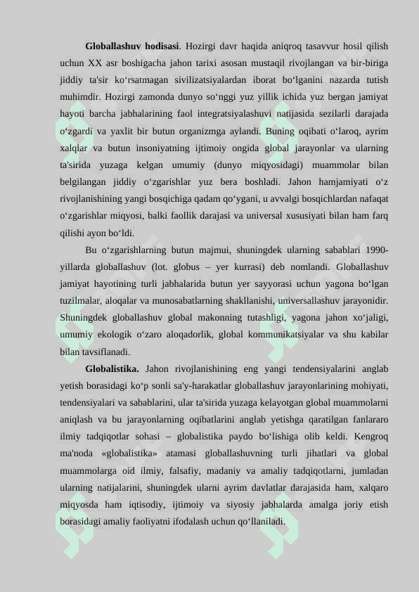 GLOBALLASHUV SHAROITIDA ANTROPOLOGIK INQIROZNING OLDINI OLISH ZARURIYATI 2