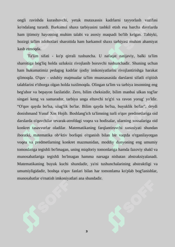 3-sinfda uzunlik o'lchov birligini o'qitish 3