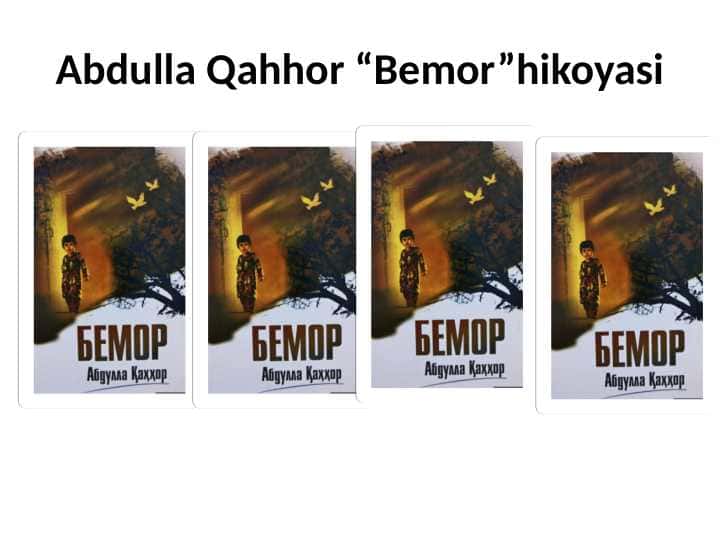 Abdulla Qahhor bemor