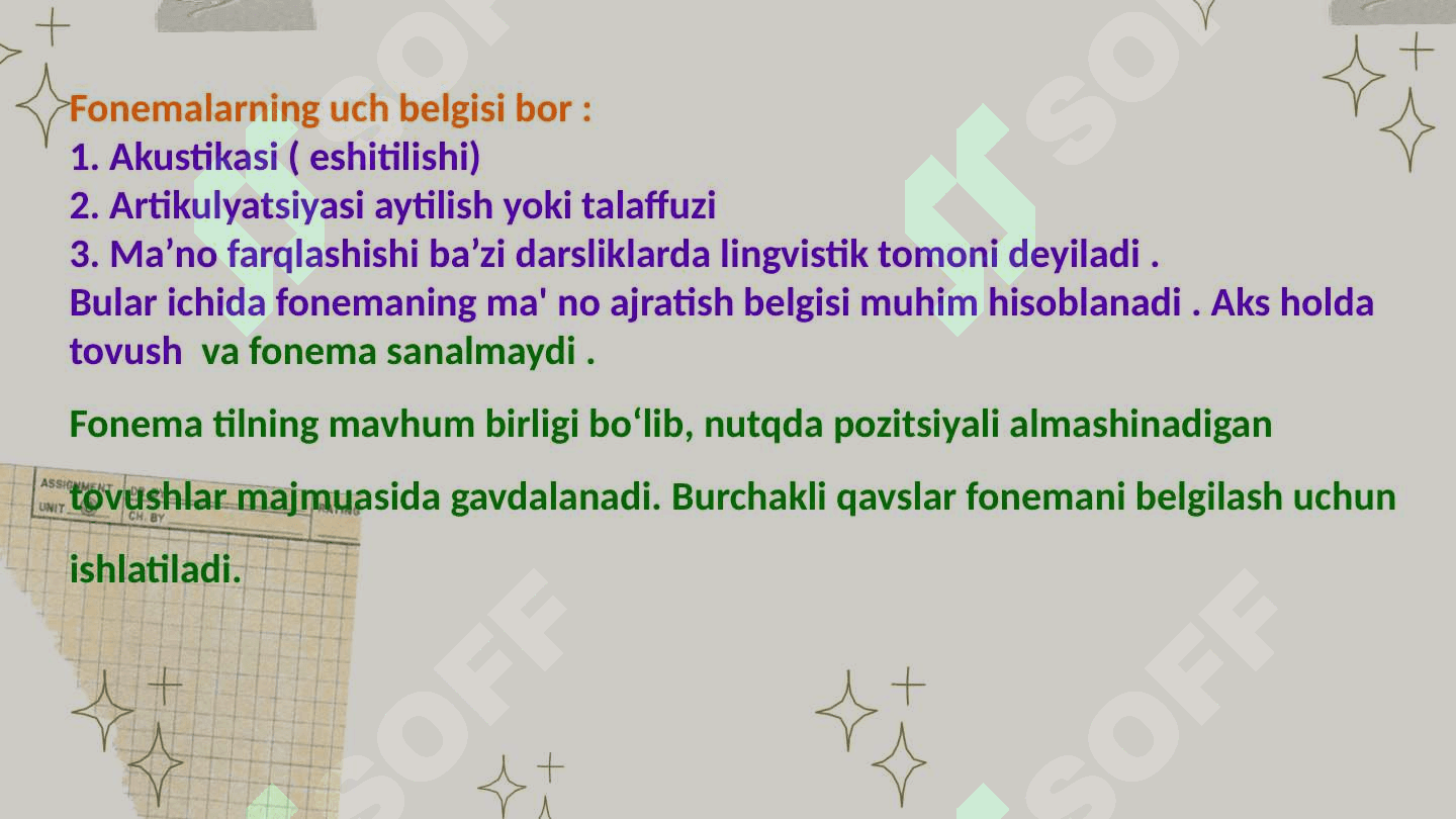 Fonema va allofon haqida tushuncha 7