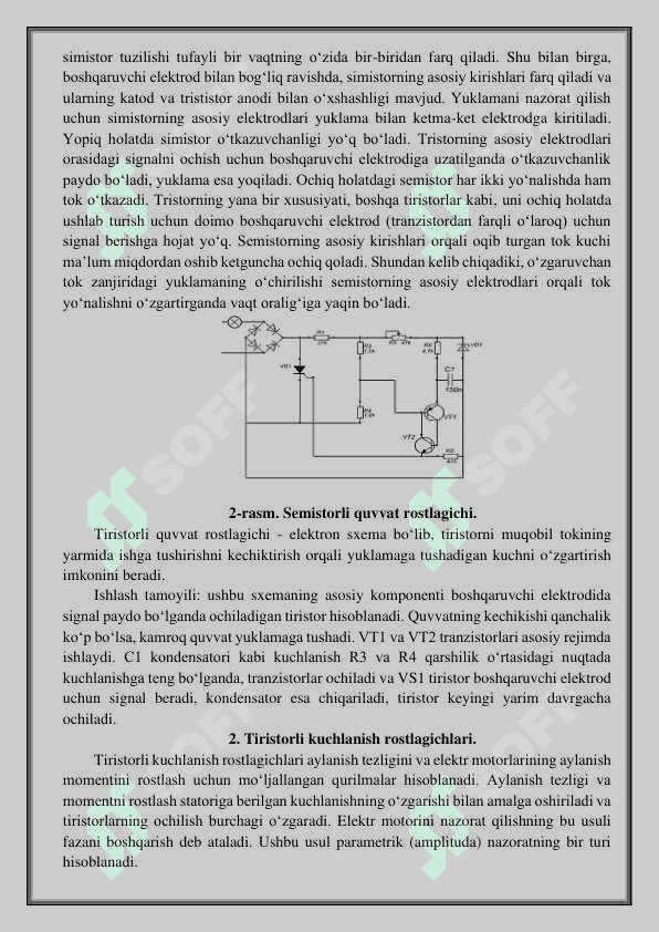 Oʻzgarmas kuchlanish rostlagichlari 2