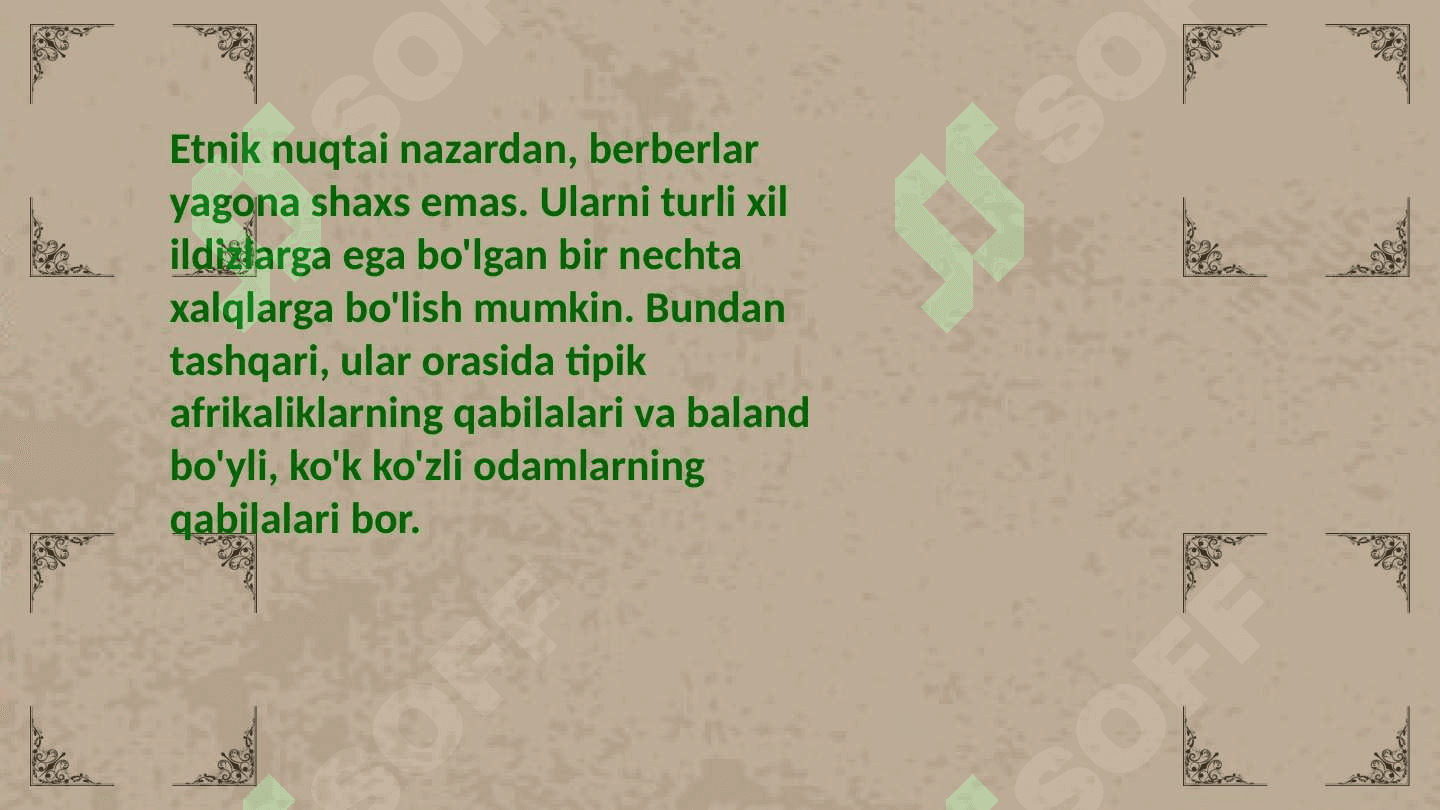 Marokashdagi etnik guruhlar 6