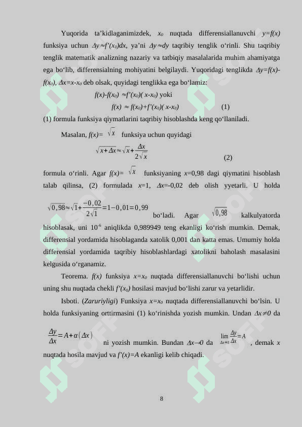 Funksiyaning yuqori tartibli differensiallariI (2).docx 8