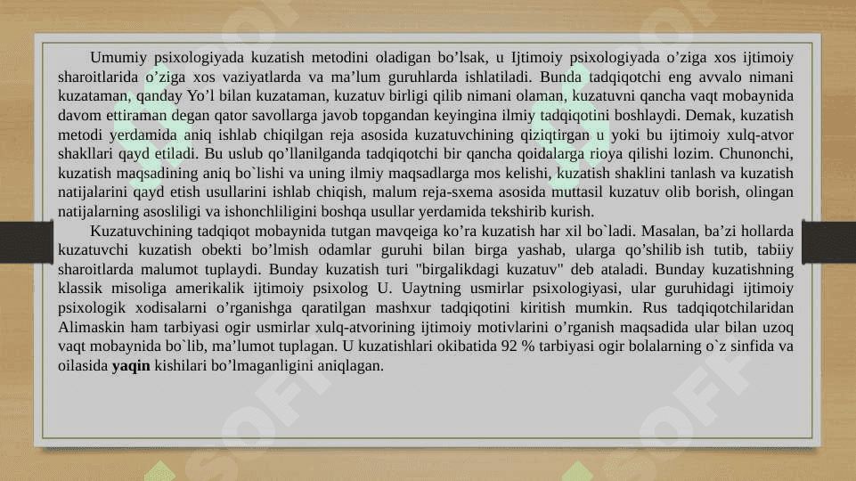 Ijtimoiy psixalogiyada metodlar 4